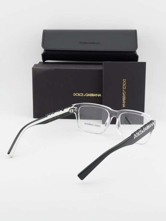 Dolce & Gabbana DG5112 3133 Rectangle Eyeglasses 55mm - Transparent main image 7